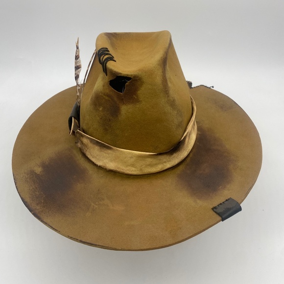 Vintage STETSON XXXX Beaver HandMade Finished modern & distressed